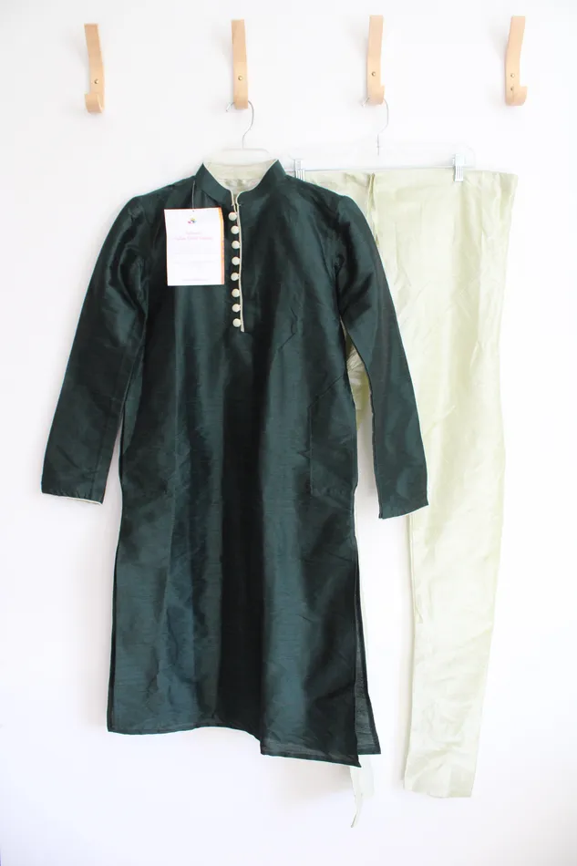 Earrings Jubilee Thrift NEW Utsav Fashion Green Kurta Set 30
