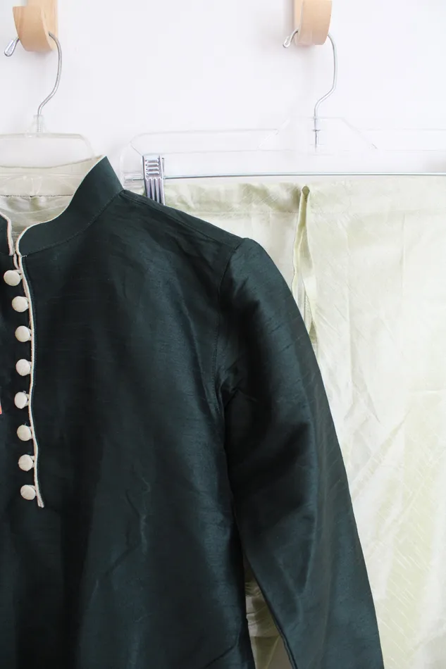 Earrings Jubilee Thrift NEW Utsav Fashion Green Kurta Set 30