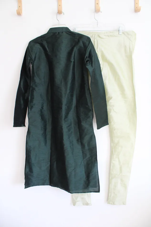 Earrings Jubilee Thrift NEW Utsav Fashion Green Kurta Set 30