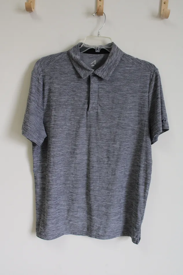 Earrings Jubilee Thrift QwickDry Gray Polo Shirt L
