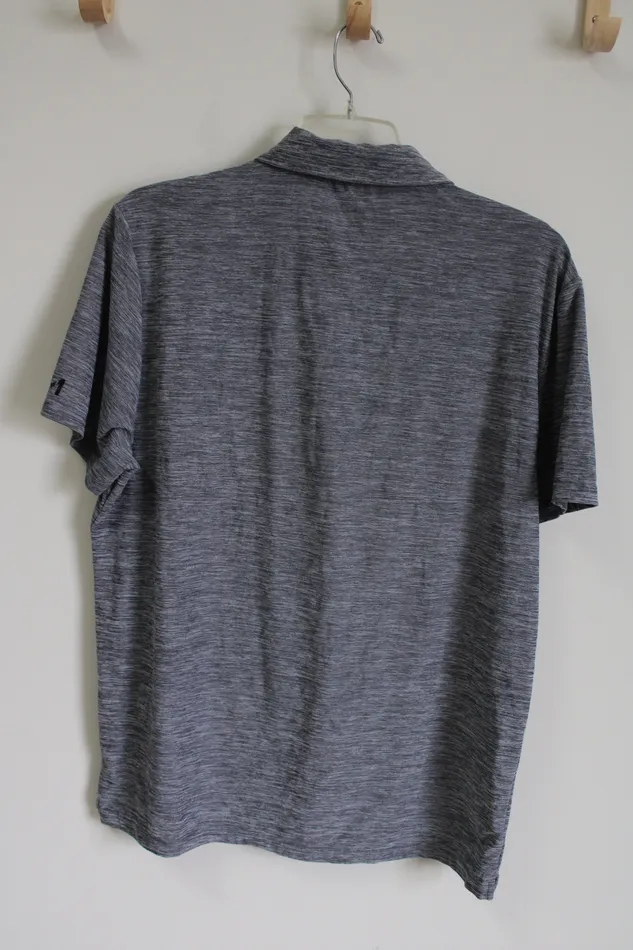 Earrings Jubilee Thrift QwickDry Gray Polo Shirt L