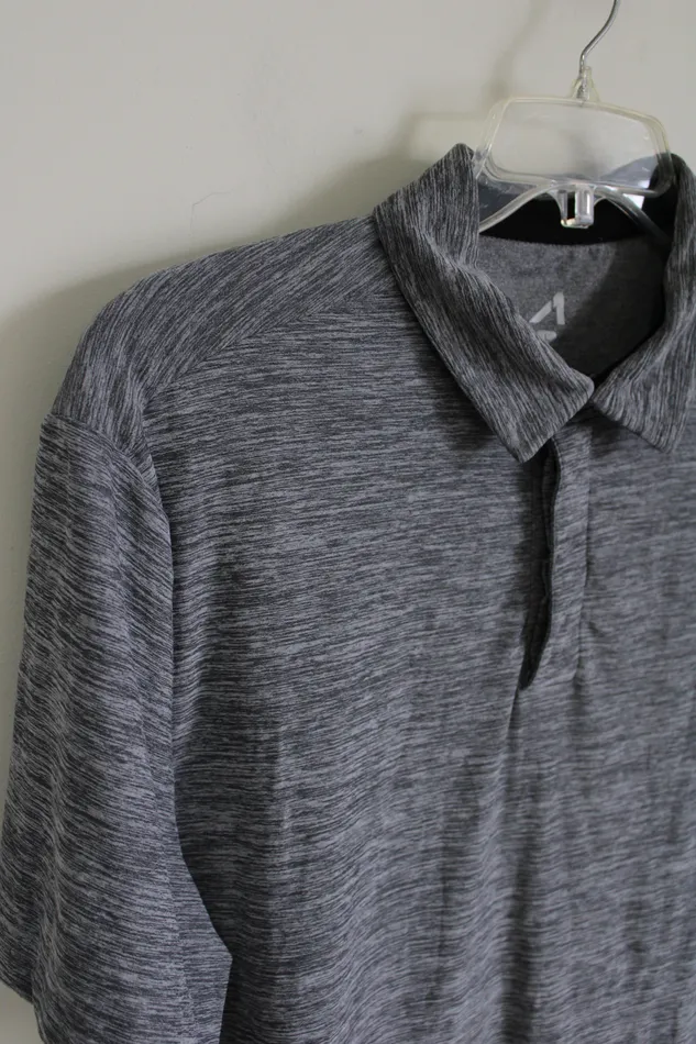Earrings Jubilee Thrift QwickDry Gray Polo Shirt L