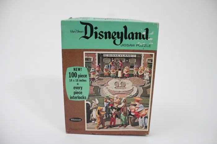 Earrings Jubilee Thrift Vintage Whitman Disneyland 100 Piece Puzzle
