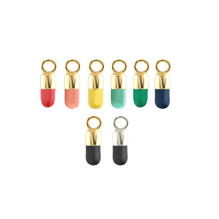 Earrings Kris Nations Chill Pill Hoop Earring Charm