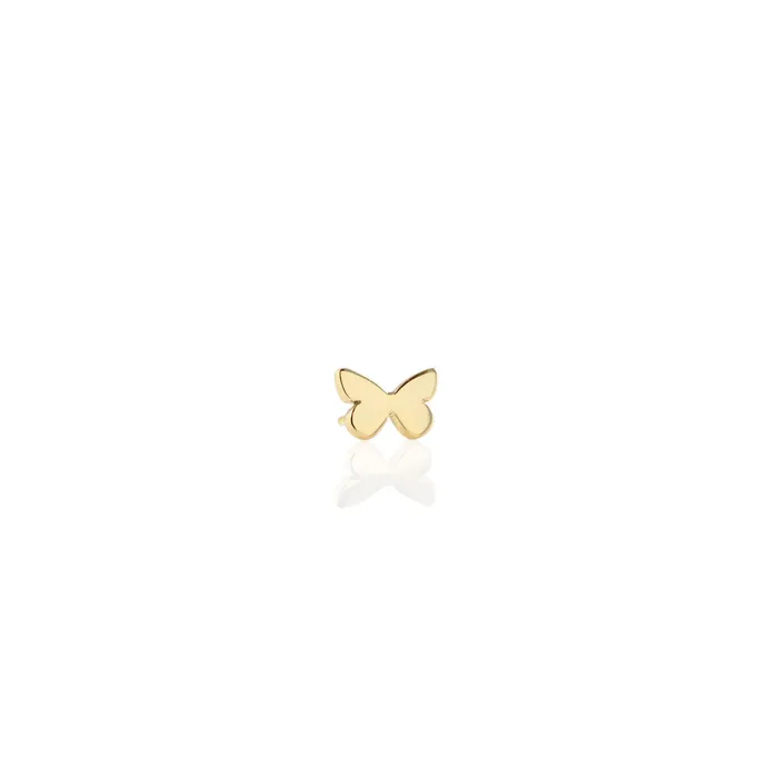 Earrings Kris Nations Single Butterfly Stud Earring