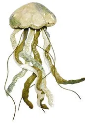 Earrings Kubla Crafts Jellyfish Capiz Wall Decor KUBLACRAFTS