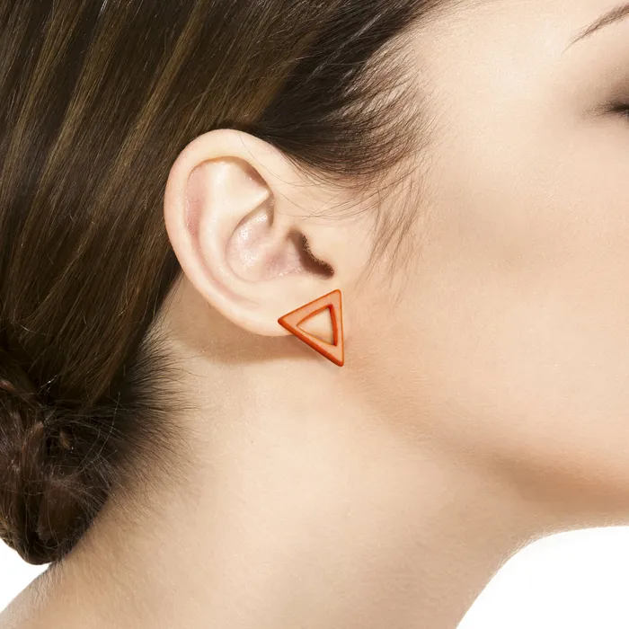 Earrings La Tagueria Tria Stud Tagua Earrings