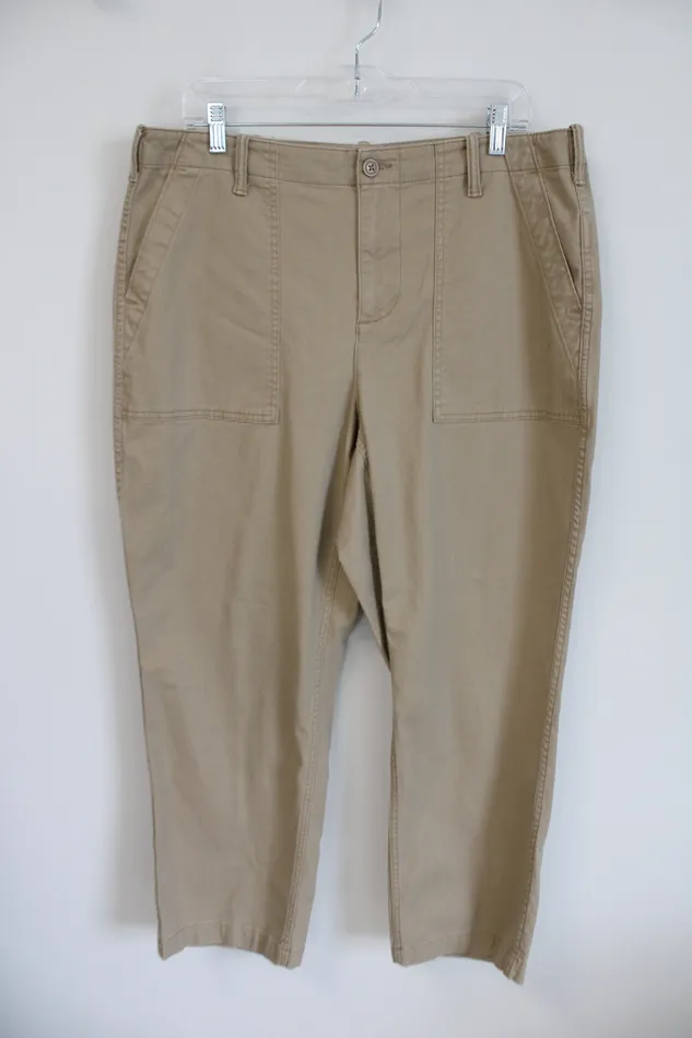 Earrings Lands End Tan Pant 16 Petite Lands End