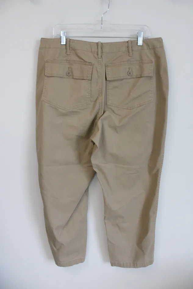 Earrings Lands End Tan Pant 16 Petite Lands End