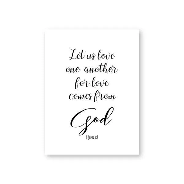 Earrings Lords Guidance Bible Verse Wall Artbr Let Us Love One Another
