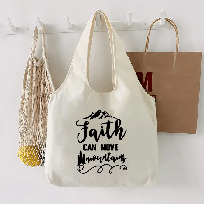 Earrings Lords Guidance Christian Quotes Canvas Tote Bags