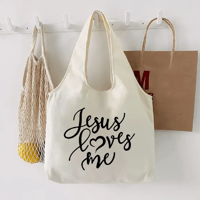 Earrings Lords Guidance Christian Quotes Canvas Tote Bags