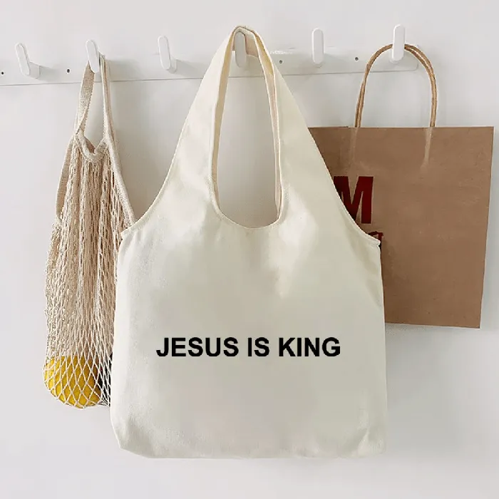 Earrings Lords Guidance Christian Quotes Canvas Tote Bags