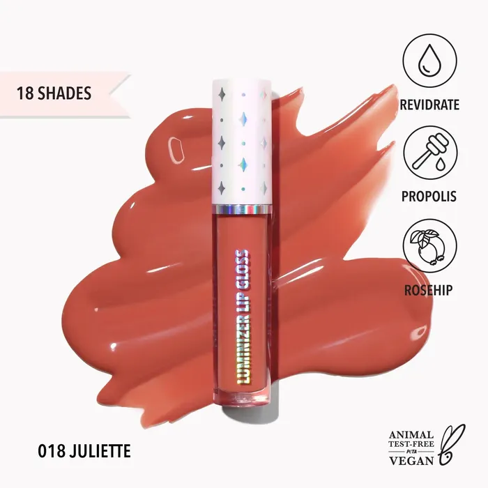 Earrings Luminizer Lip Gloss Juliette Moira Cosmetics FAIRE