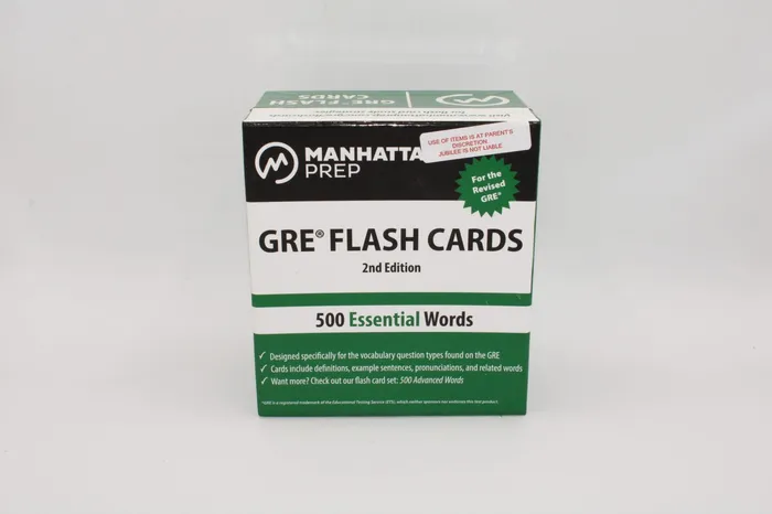 Earrings Manhattan Prep GRE Flash Cards 2nd Edition Jubilee Thrift