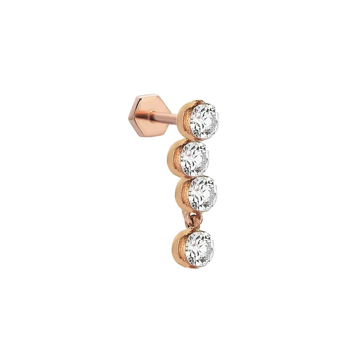 Earrings Milo Piercing Kismet by Milka2