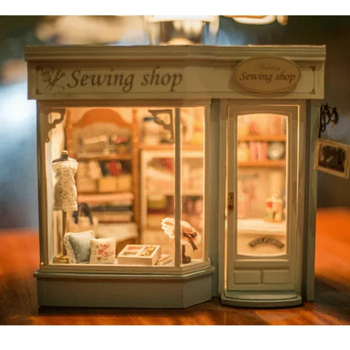 Earrings Miniatures by NC Miniature Building Kits Tailor Shop