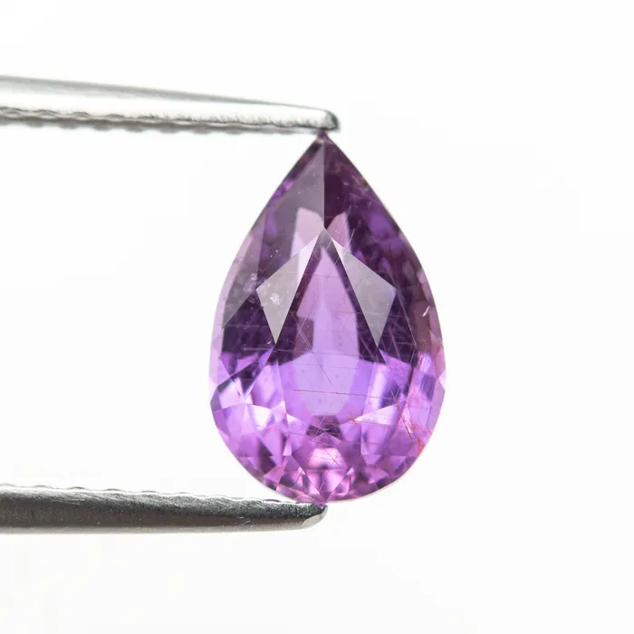 Earrings Misfit Gems Purple Brilliant Sapphire 184ct Pear