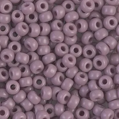 Earrings Miyuki Seed Beads 60 Opaque Mauve 0410 Peppy Beads