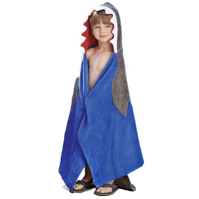 Earrings MUDPIE Mudpie Kids Shark Hooded Towel