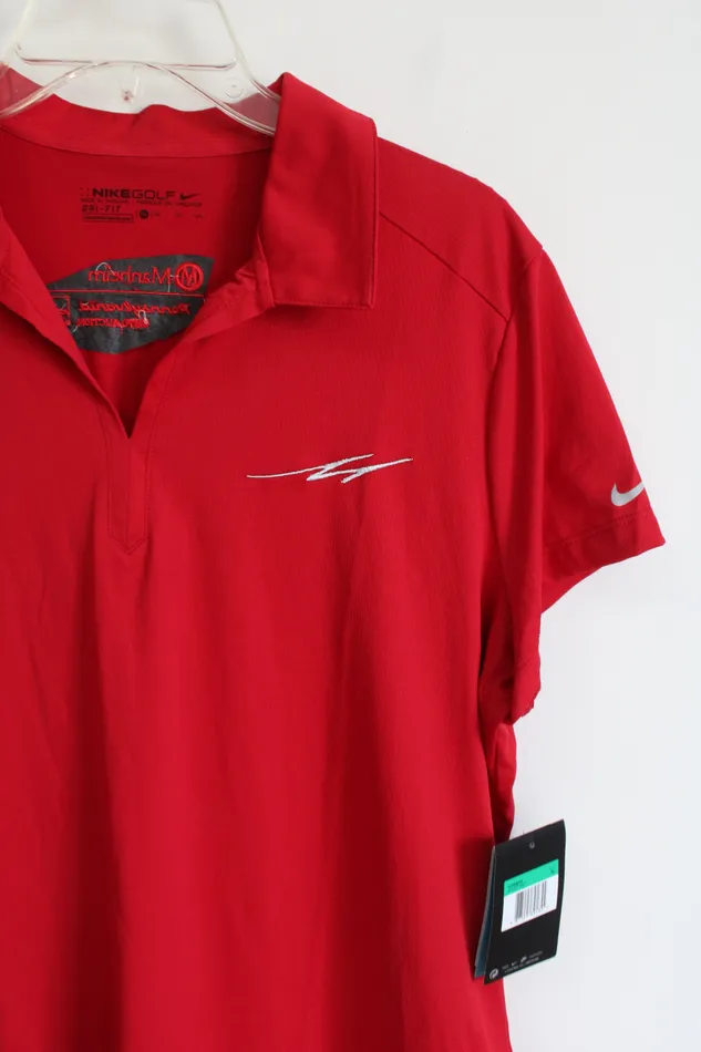 Earrings Nike NEW Nike Golf Manheim Pennsylvania Auto Auction Red Polo XL