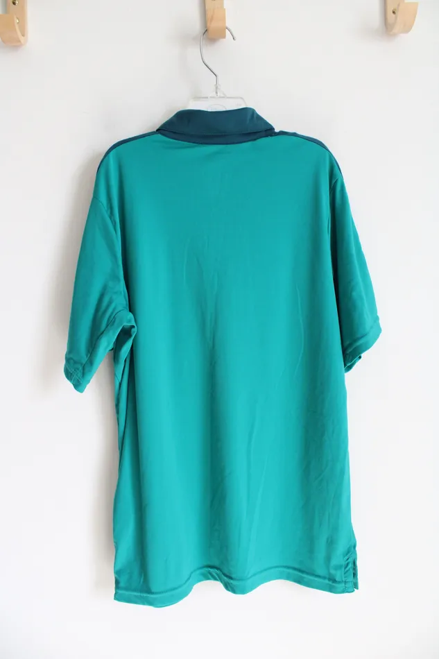 Earrings Nike Nike DriFit TriToned Teal Polo Shirt Youth M 1012