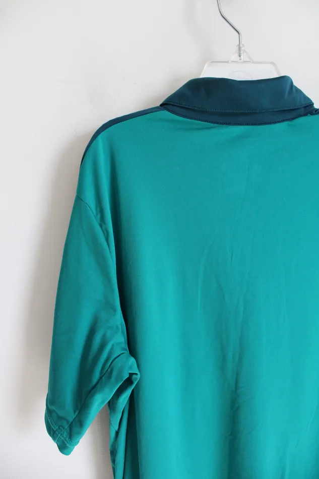 Earrings Nike Nike DriFit TriToned Teal Polo Shirt Youth M 1012