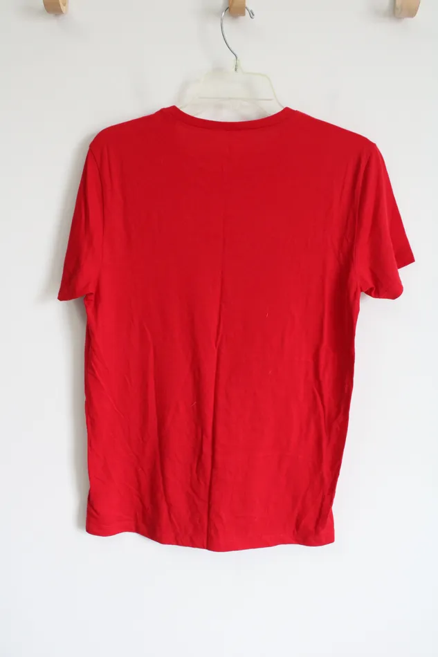 Earrings Old Navy Old Navy Red 1994 2019 American Tradition Flag Shirt S