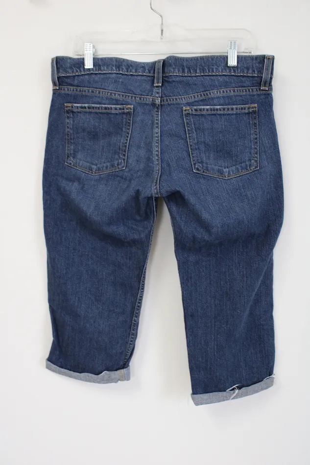 Earrings Old Navy Old Navy Ultra Low Waist Stretch Denim Capri 10