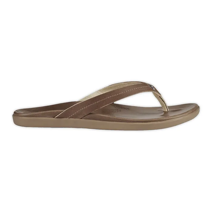 Earrings OLUKAI OluKai Womens Honu Sandals Tan on Tan