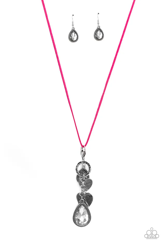 Earrings Paparazzi Accessories Casanova Clique Pink
