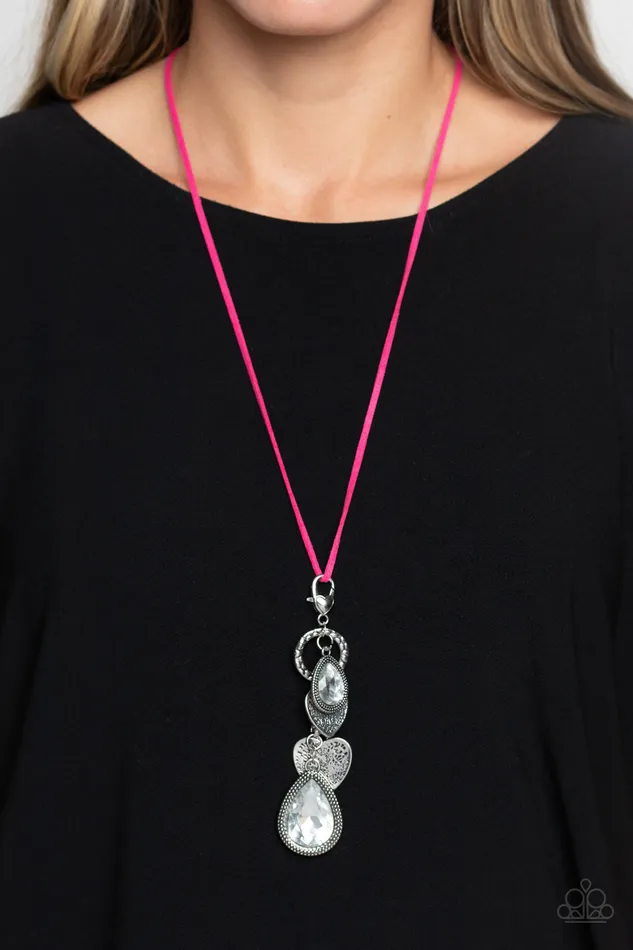 Earrings Paparazzi Accessories Casanova Clique Pink