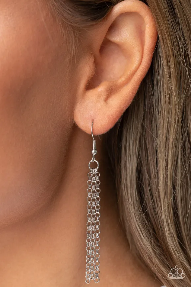 Earrings Paparazzi Accessories Reel It In Black