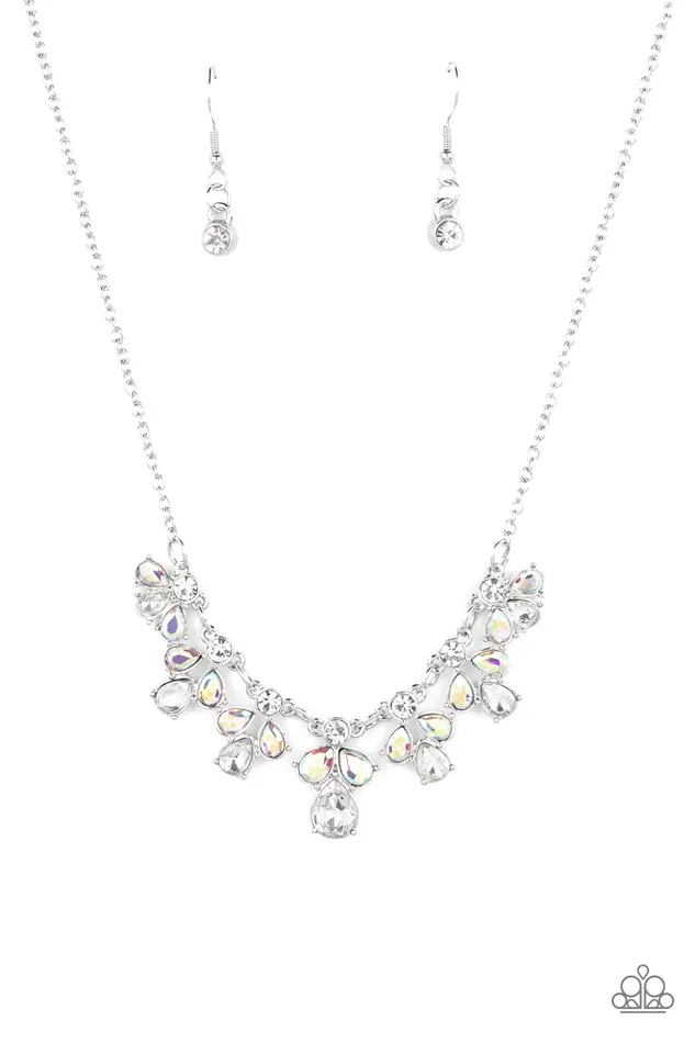 Earrings Paparazzi Accessories See in a New STARLIGHT White