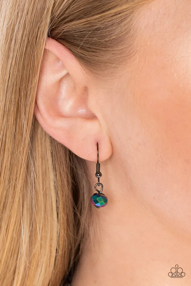 Earrings Paparazzi Accessories Swinging Shimmer Multi