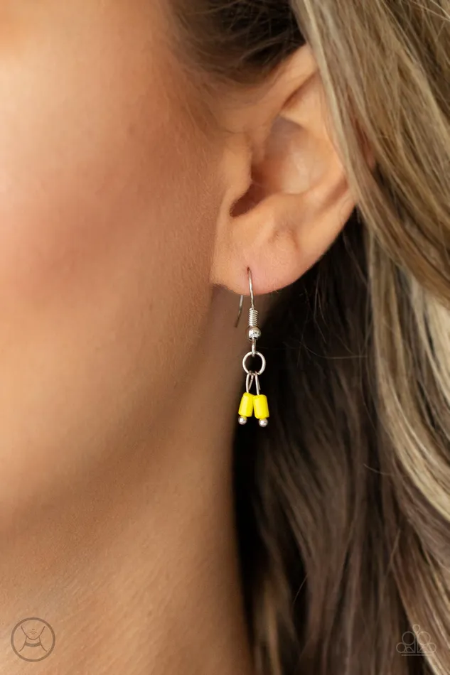 Earrings Paparazzi Accessories Urban Expo Yellow