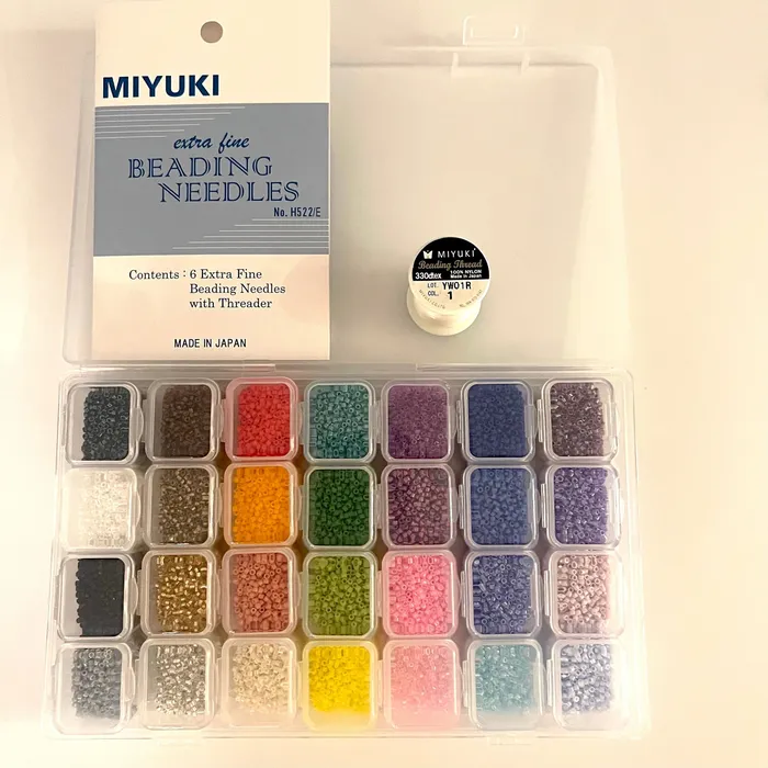 Earrings Peppy Beads Miyuki Delica 110 Starter Kit Miyuki Delica Start up Set 28 Colours 140Gr Miyuki Delica