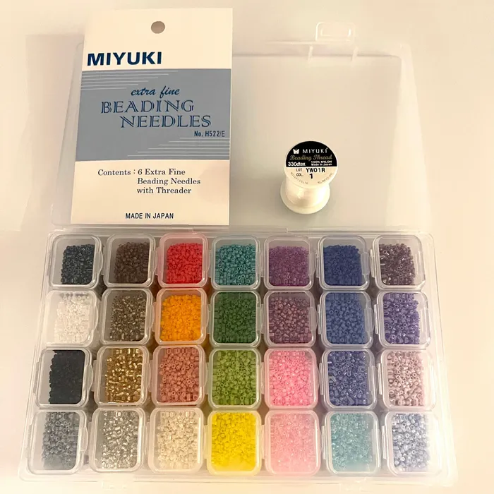 Earrings Peppy Beads Miyuki Delica 110 Starter Kit Miyuki Delica Start up Set 28 Colours 140Gr Miyuki Delica