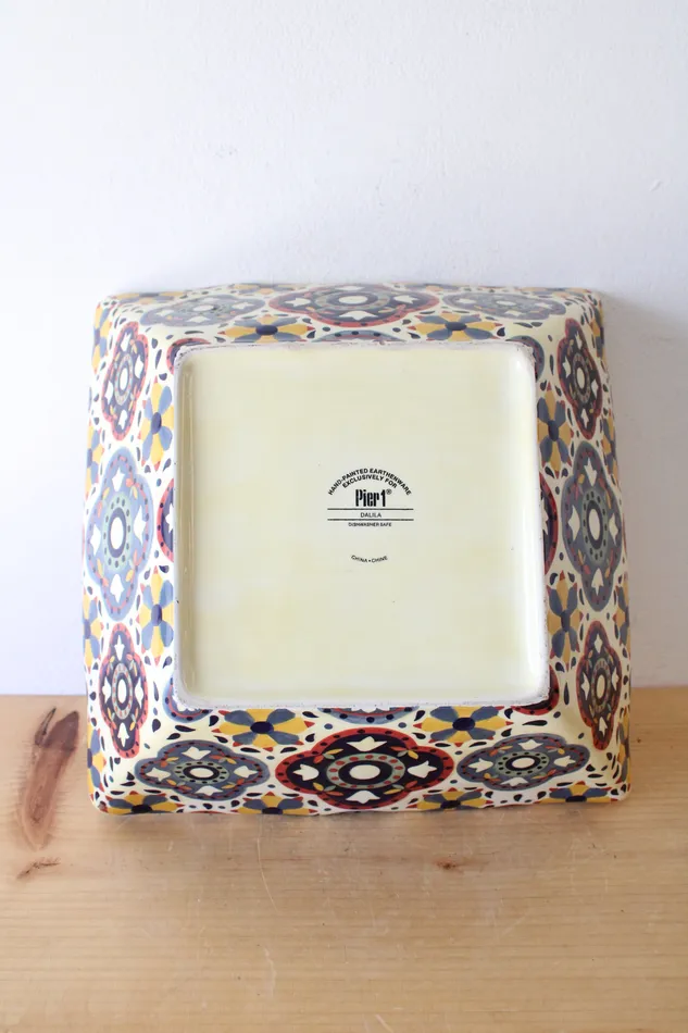 Earrings Pier 1 Dalila Large Square Serving Bowl Pier 1
