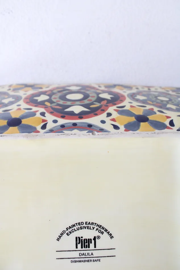 Earrings Pier 1 Dalila Large Square Serving Bowl Pier 1