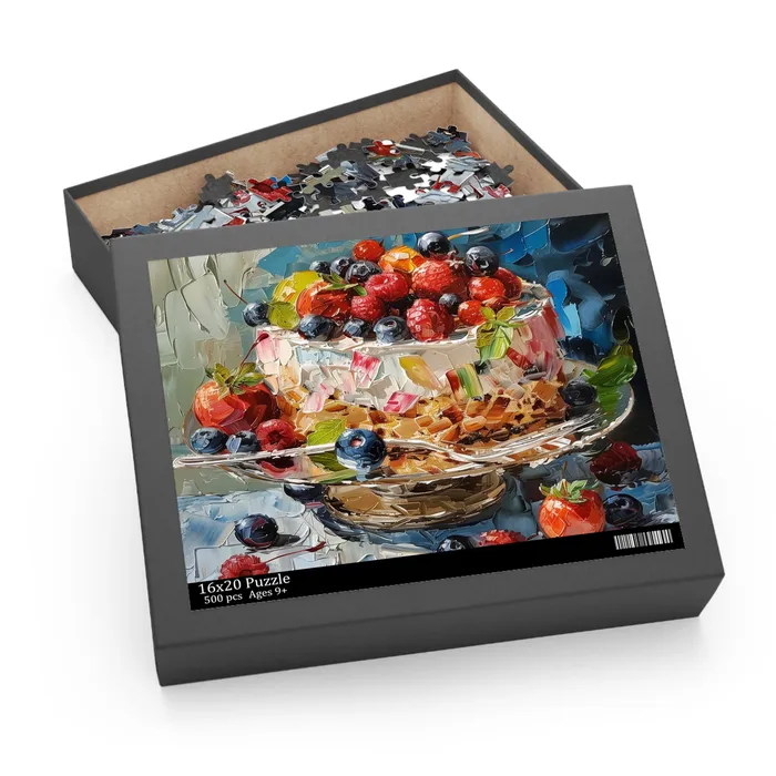 Earrings Portraits and Miniatures by NC Luscious Dessert Puzzle 120 252 500Piece Earrings Portraits and Miniatures by NC Luscious Dessert Puzzle 120 252 500Piece