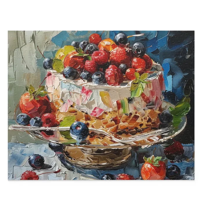 Earrings Portraits and Miniatures by NC Luscious Dessert Puzzle 120 252 500Piece
