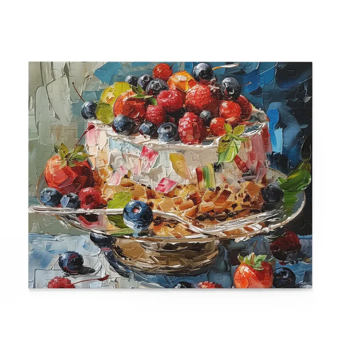 Earrings Portraits and Miniatures by NC Luscious Dessert Puzzle 120 252 500Piece