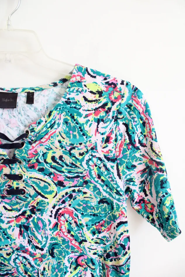 Earrings Rafaella Rafaella MultiColored Lace Up Top M