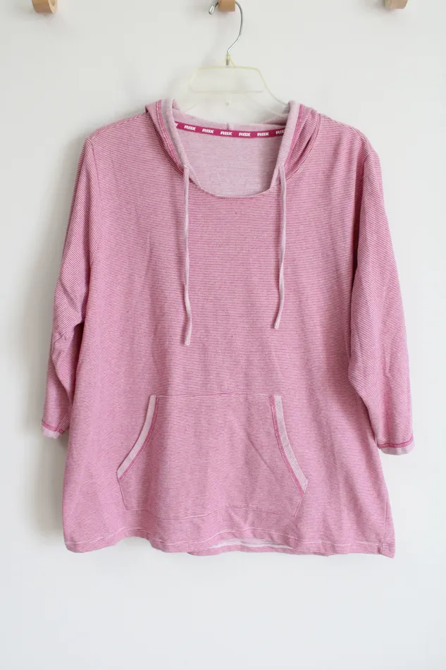 Earrings RBX RBX Pink Striped Hoodie L