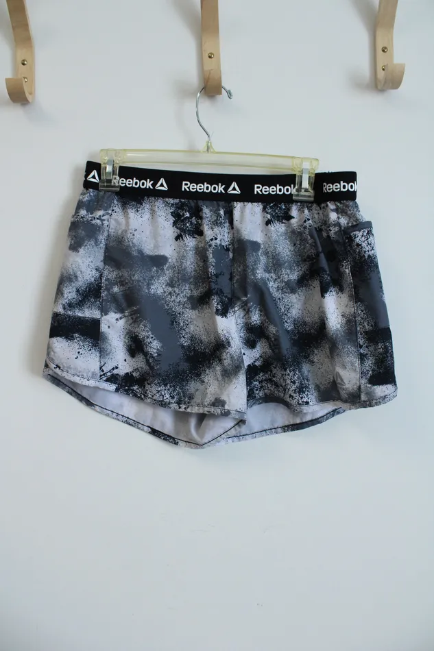 Earrings Reebok Reebok Gray Patterned Athletic Shorts M