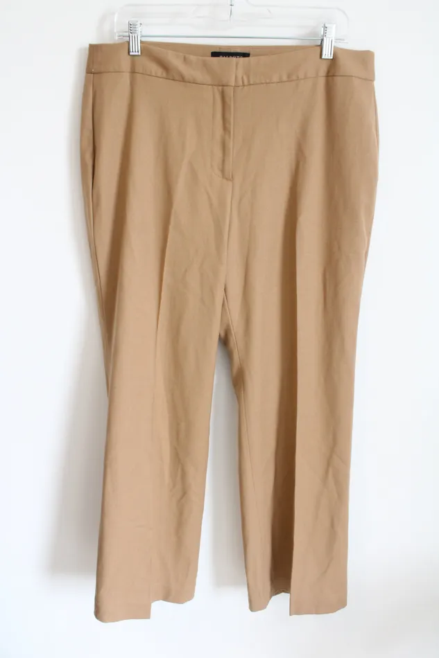 Earrings Talbots NEW Talbots Camel Brown Curvy Trouser Pant 14 Petite