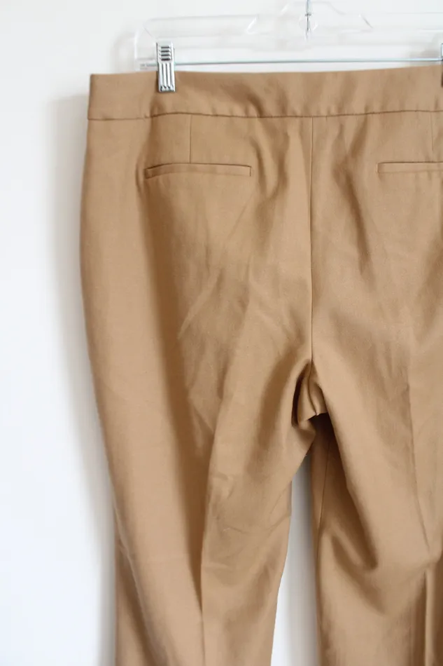 Earrings Talbots NEW Talbots Camel Brown Curvy Trouser Pant 14 Petite