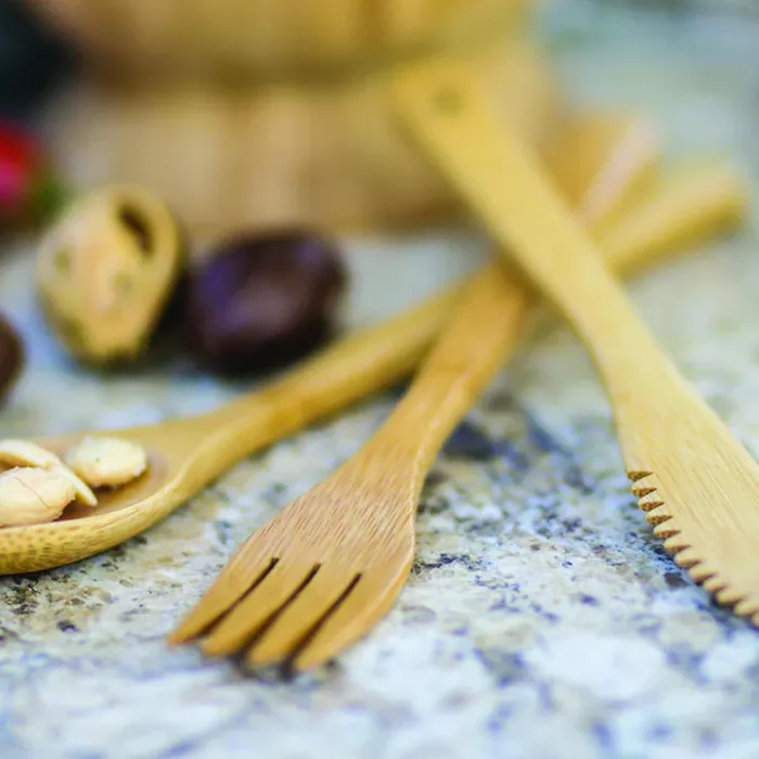 Earrings TOTALLYBAMBOO Totally Bamboo Single Mealtime Bamboo Knife