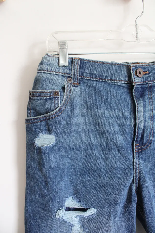 Earrings Wonder Nation NEW Wonder Nation Straight Husky Distressed Jean Shorts Youth 16